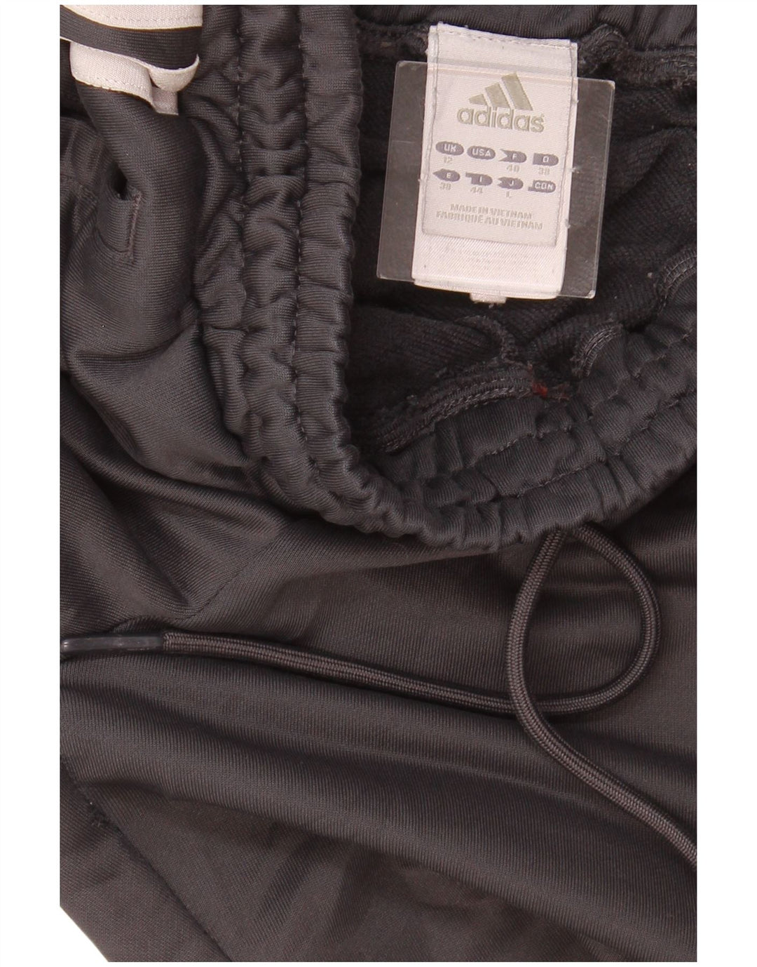 Pantaloni de trening ADIDAS pentru femei UK 12 Poliester mediu negru