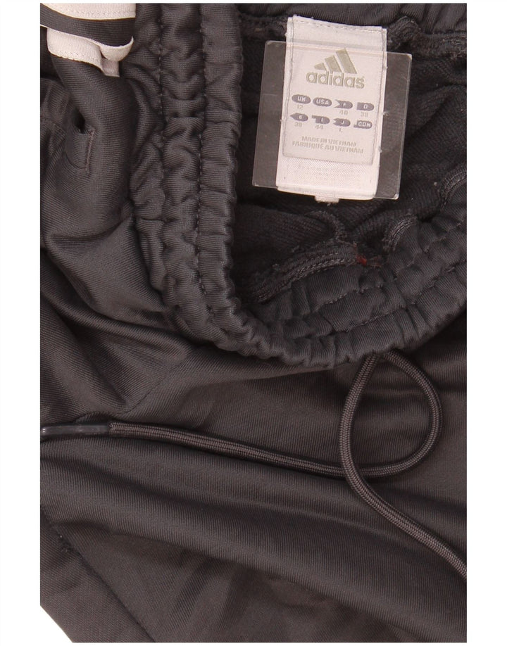 Pantaloni de trening ADIDAS pentru femei UK 12 Poliester mediu negru