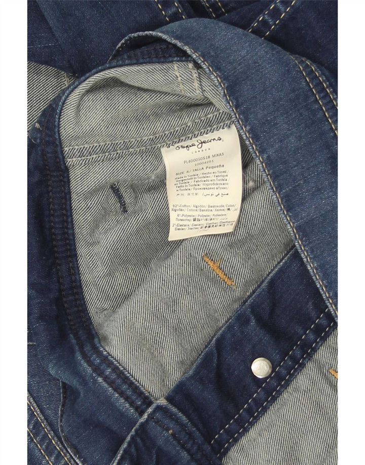 PEPE Jeans Jachetă de blugi pentru femei UK 10 Small Blue Bumbac