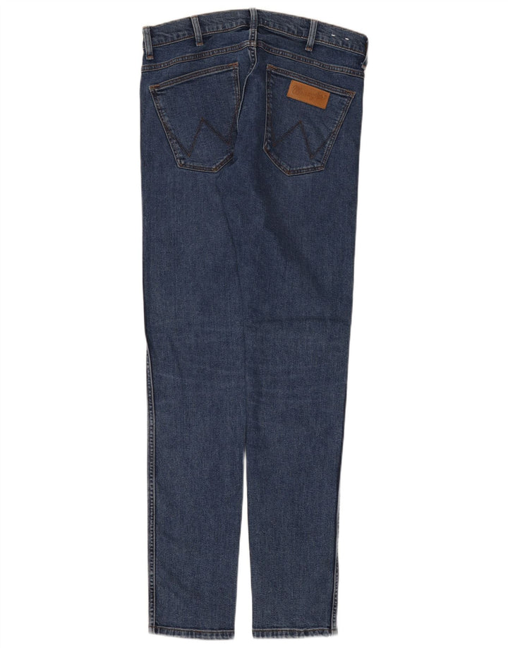 Blugi slim pentru bărbați Wrangler W30 L33 albastru