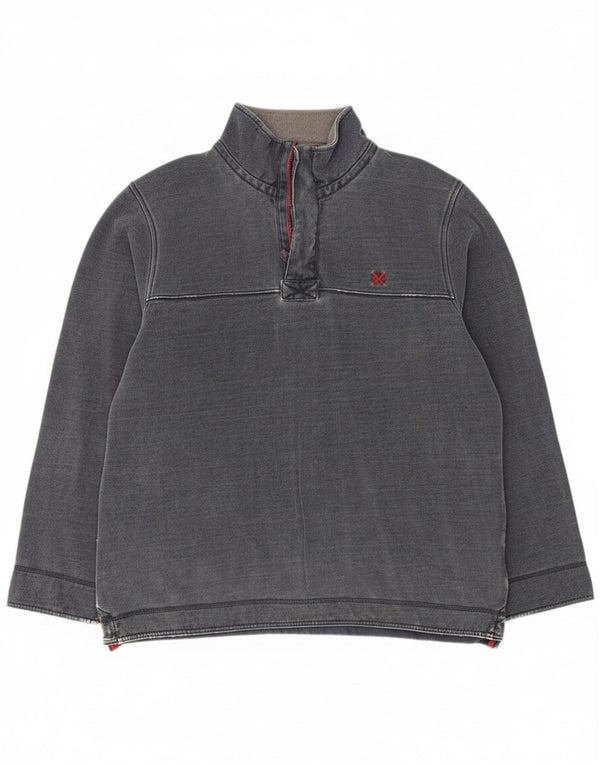 Crew Clothing Hanorac cu fermoar pentru bărbați Pulover XL Bumbac bleumarin