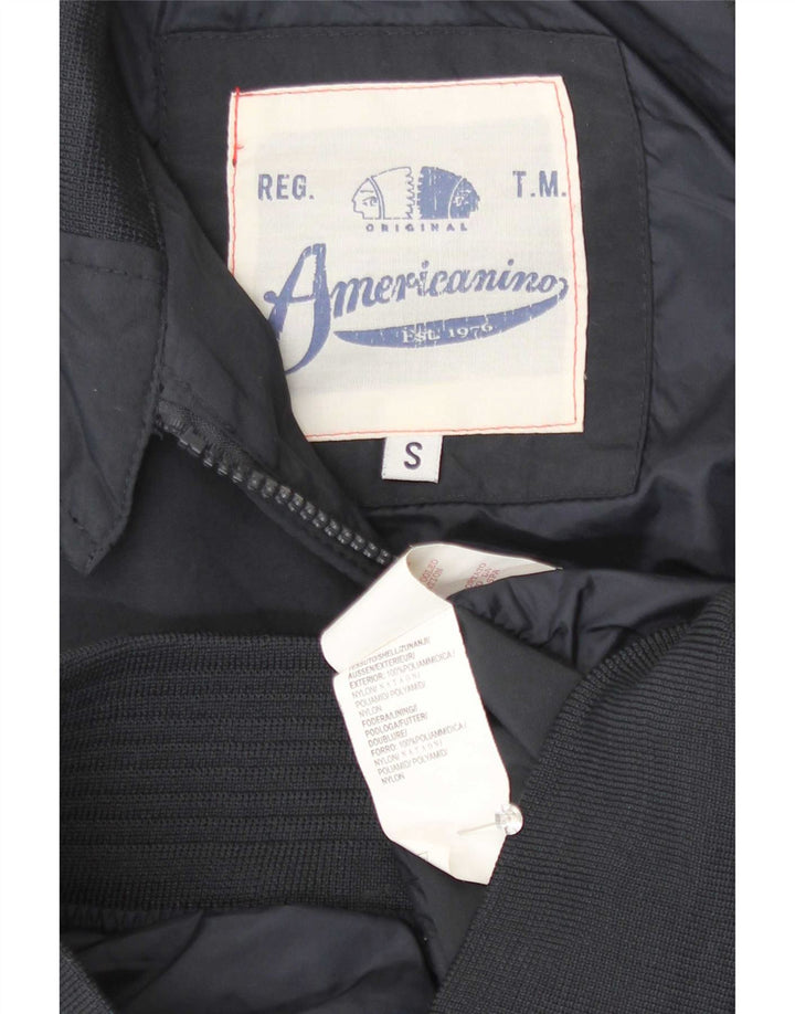 Americanino Bomber Jacket pentru bărbați Marea Britanie 36 Poliamidă bleumarin mică