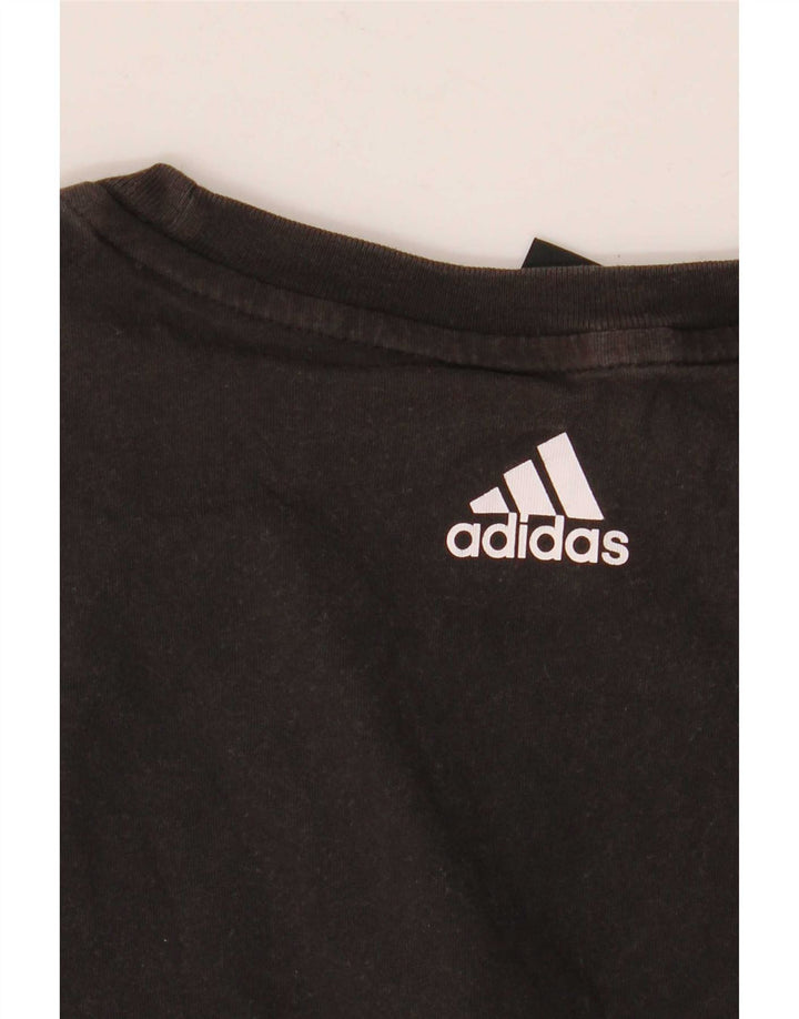 Tricou grafic pentru bărbați Adidas Top Mediu Negru