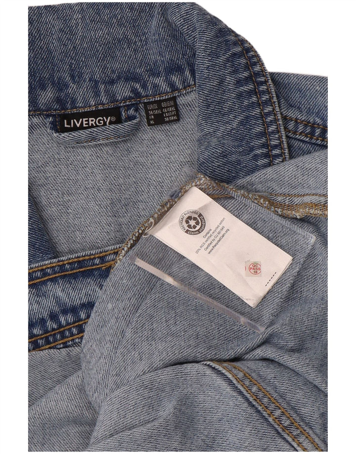 Jachetă de blugi pentru bărbați LIVERGY UK 46 3XL Bumbac albastru