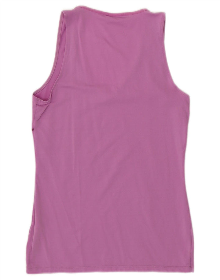 Top cu vestă grafică Fila pentru femei UK 12 Medium Pink Nylon