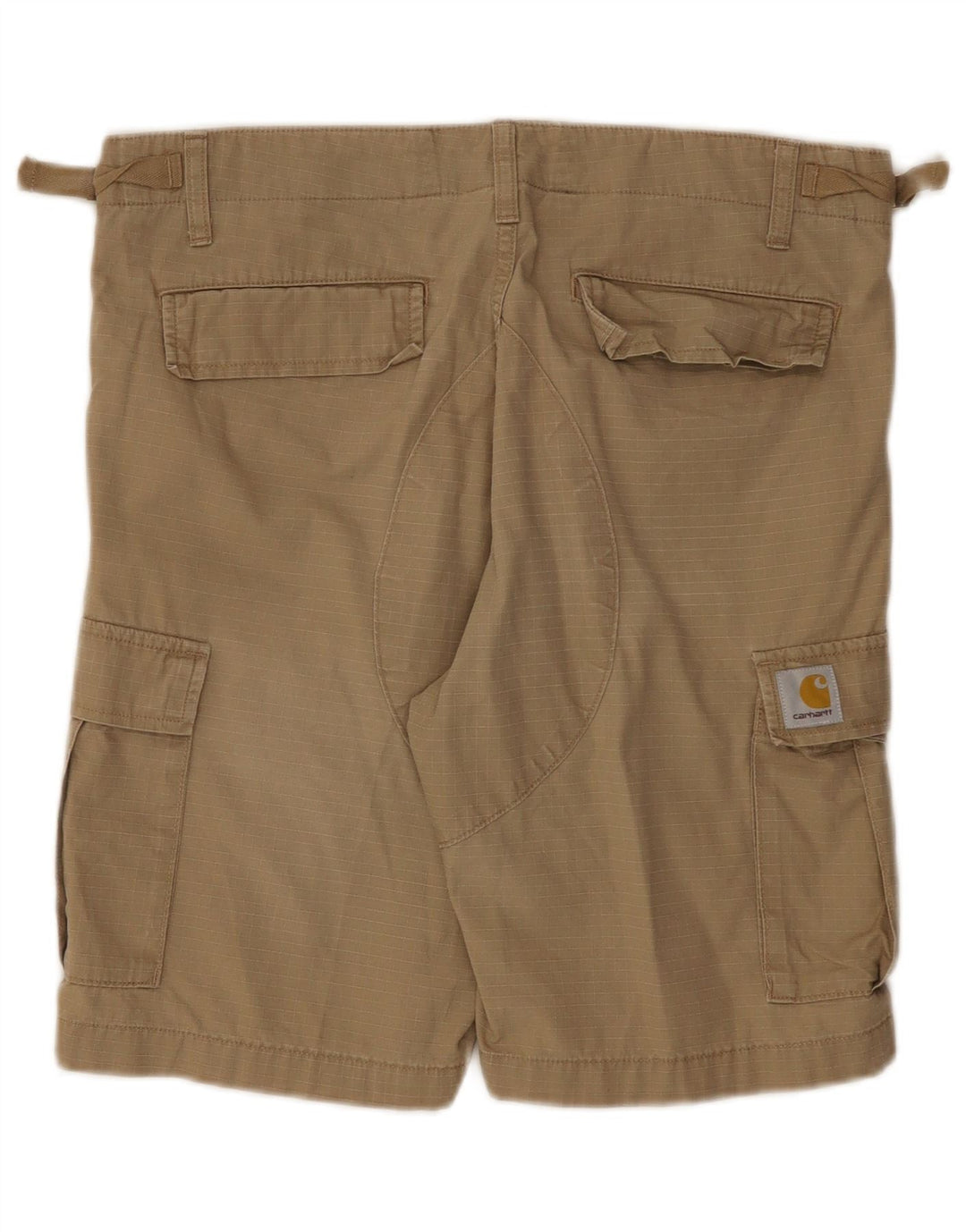 Pantaloni scurți Carhartt pentru bărbați Wip Cargo W30 Medium Beige Check Bumbac