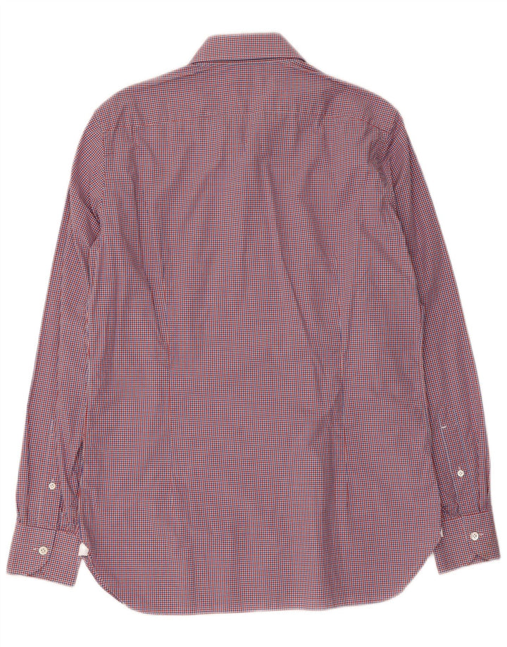 Cămașă pentru bărbați BORRELLI Mărimea 39 15 1/2 Mediu, multicolor, bumbac cu carouri