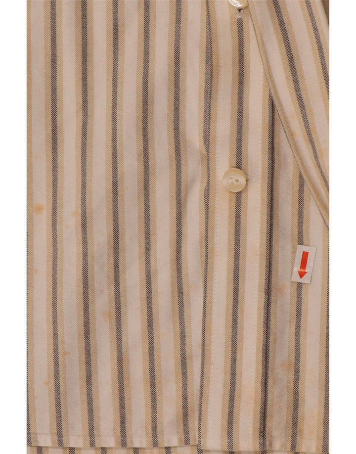 Cămașă pentru bărbați TIMBERLAND 2XL, bumbac cu dungi bej