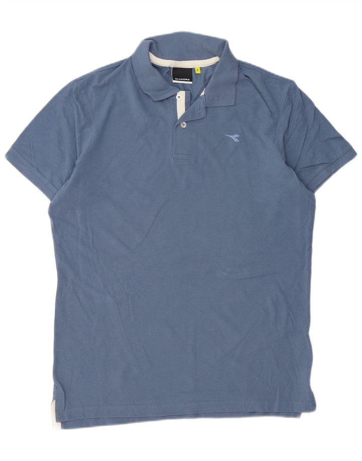 Tricou polo pentru bărbați Diadora, mare, albastru, bumbac