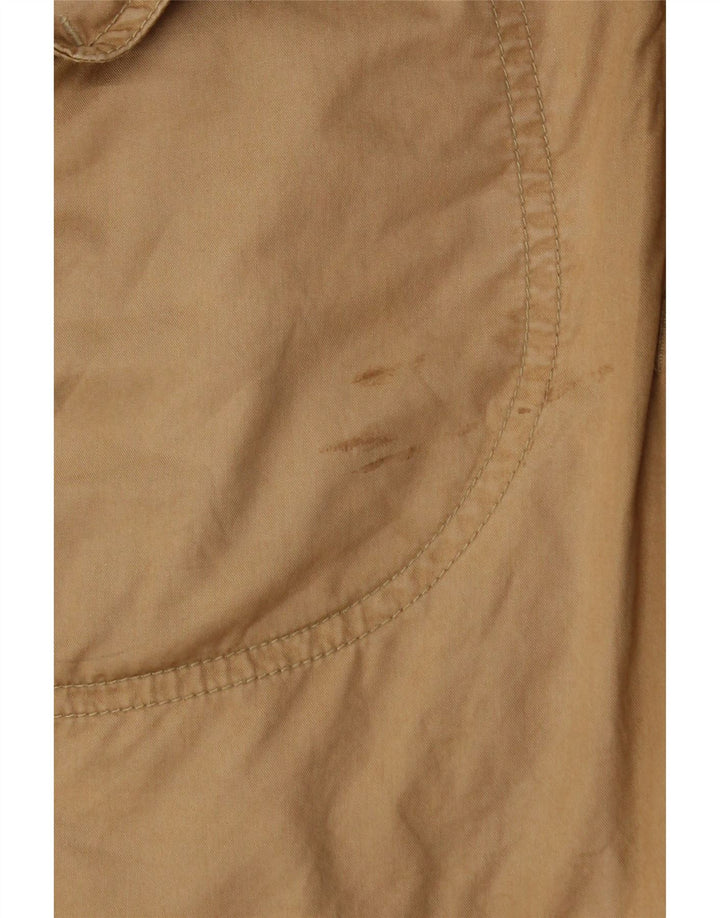 Jachetă parka cu glugă Woolrich pentru femei UK 10 mic, maro, bumbac