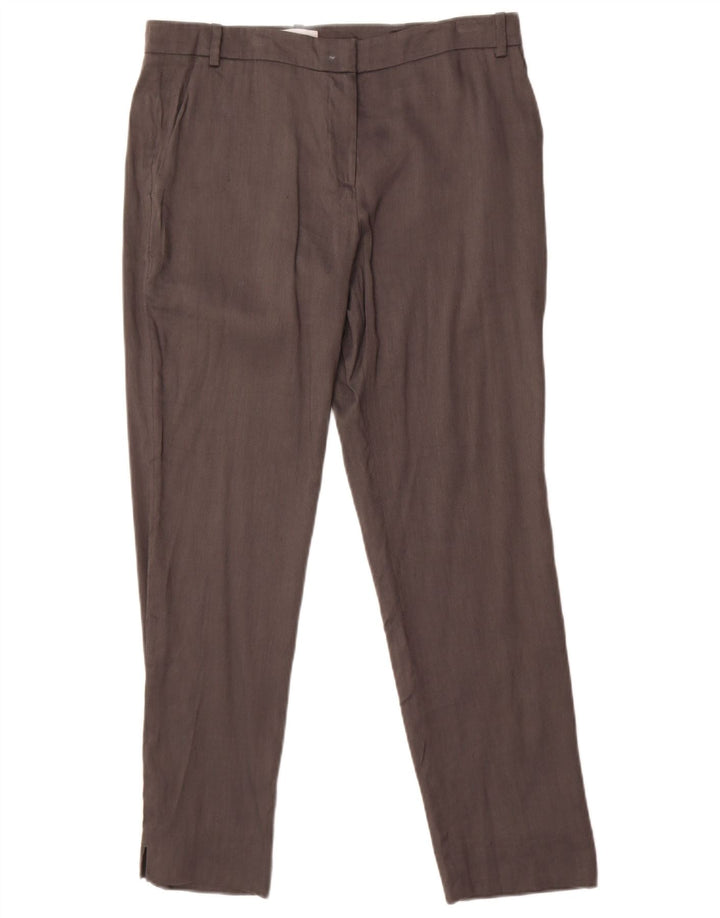 Pantaloni chino slim pentru femei Jigsaw UK 12 Medium W32 L28 Gri in