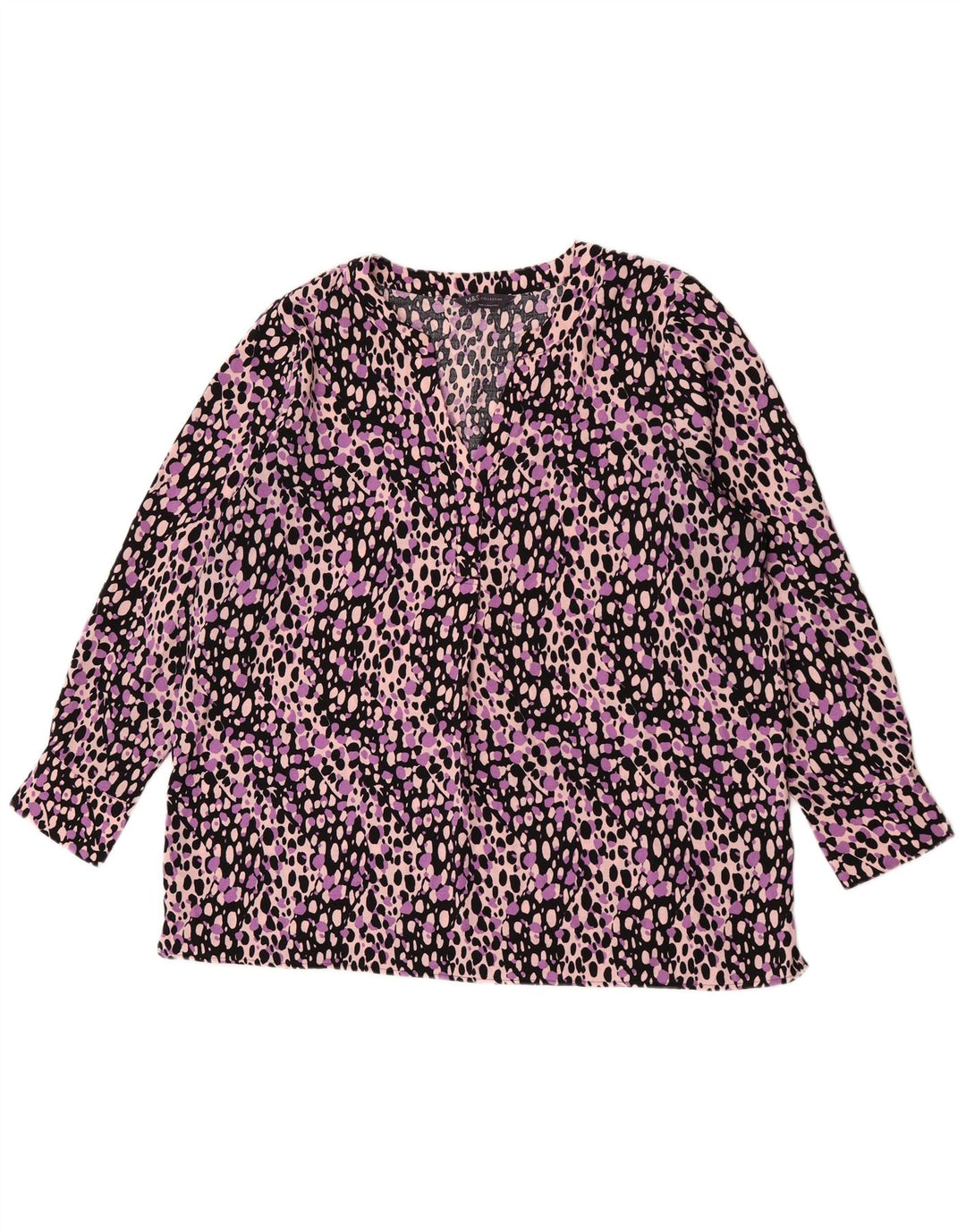 MARKS & SPENCER Bluză de damă Top UK 18 XL Multicolor Animal Print