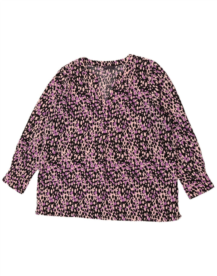 MARKS & SPENCER Bluză de damă Top UK 18 XL Multicolor Animal Print