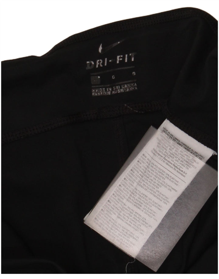 Leggings Nike Dri Fit pentru femei UK 14, mare, negru, poliester