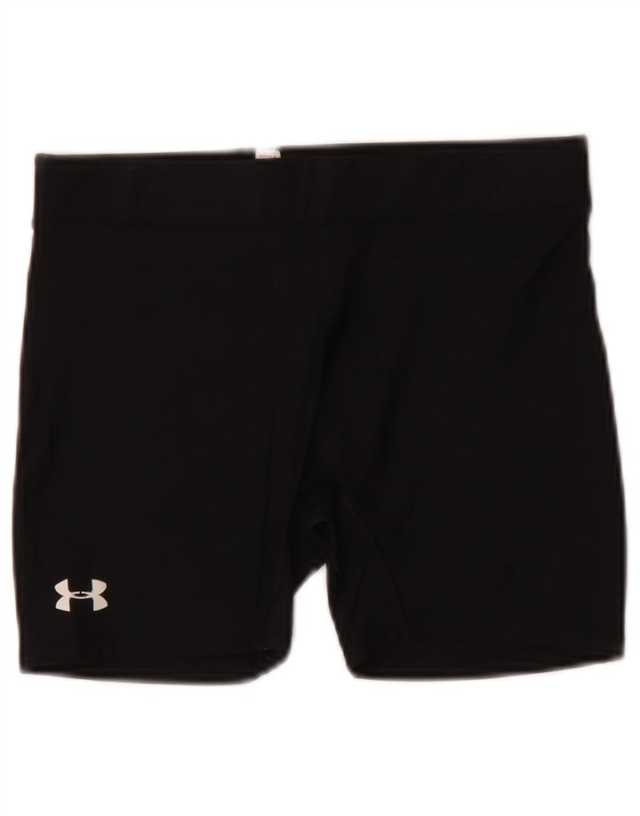 Pantaloni scurți sport Under Armour pentru femei UK 12 Medium Black Nylon
