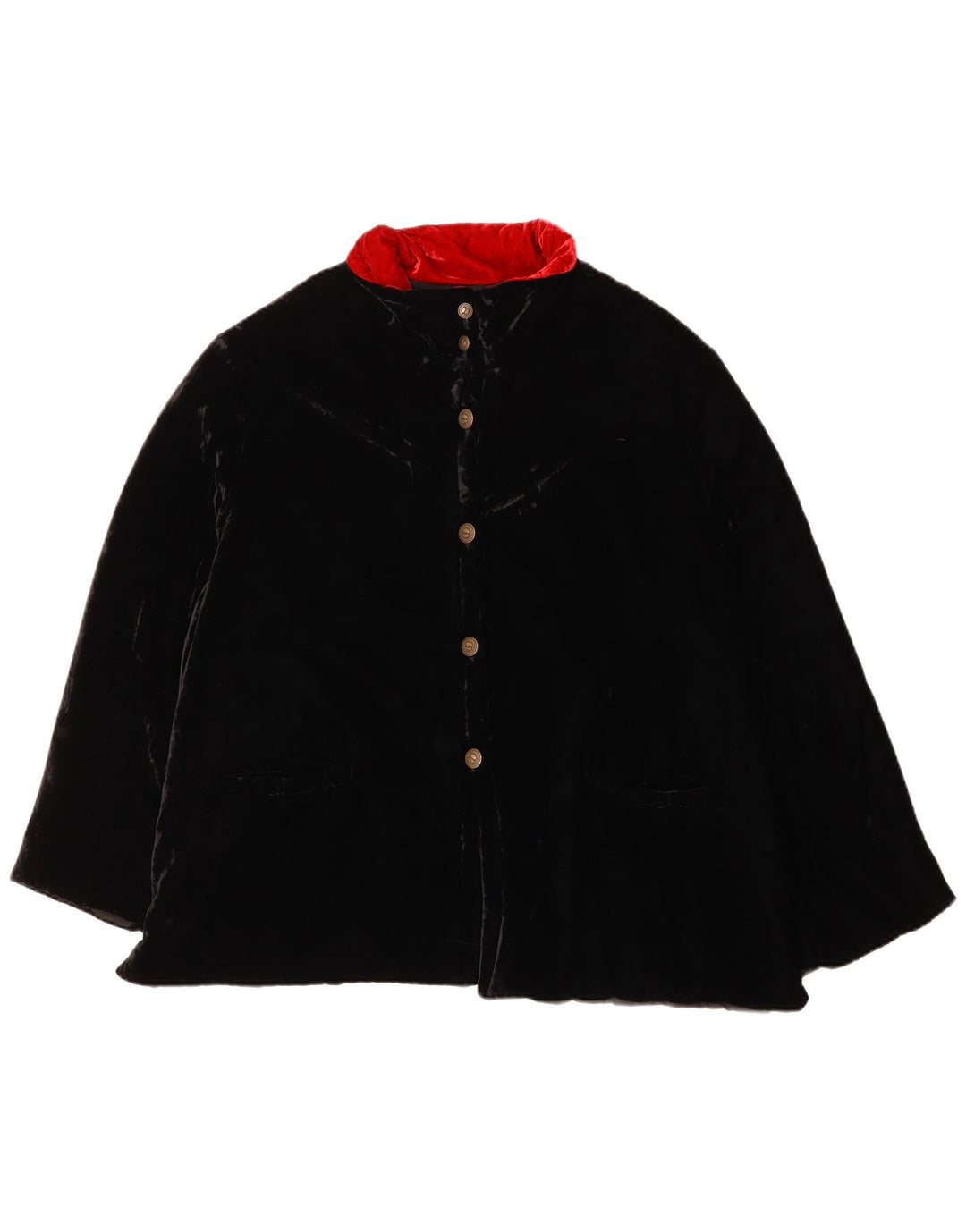 Jachetă bomber din catifea pentru femei VINTAGE UK 20 2XL Negru