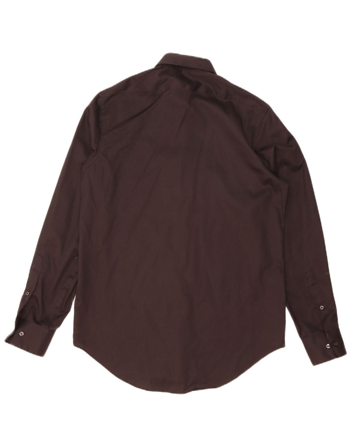 Cămașă pentru bărbați Calvin Klein Slim Fit Mărimea 15 1/2 Medium Negru