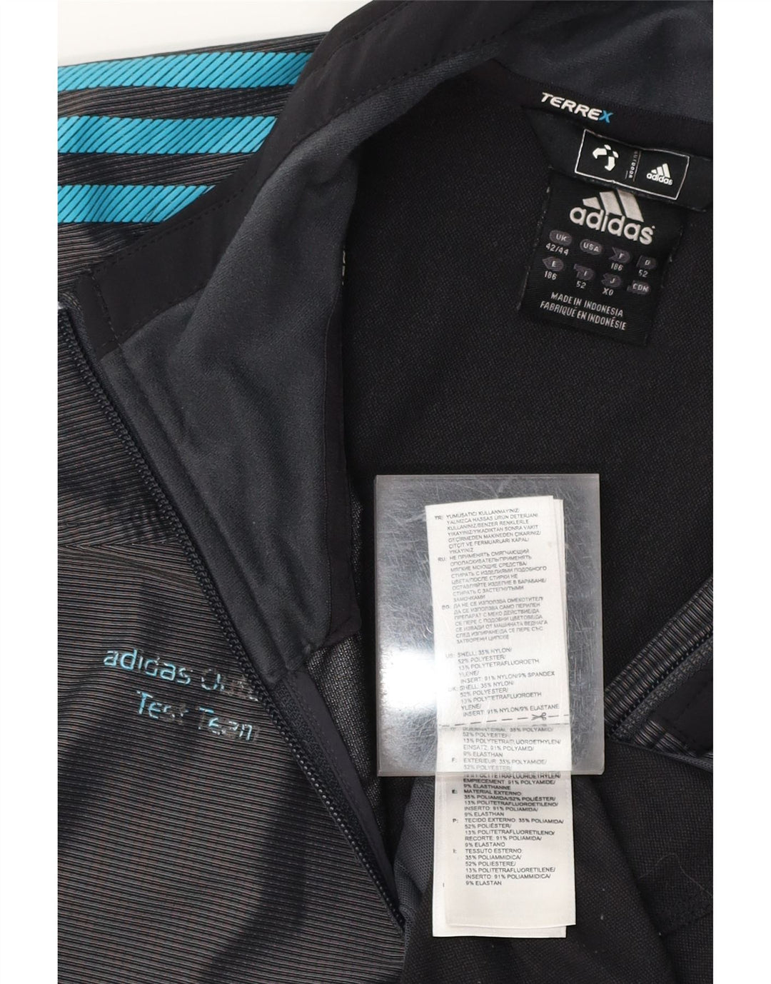 Jachetă de trening pentru bărbați ADIDAS Terrex UK 42/44 Mare bleumarin