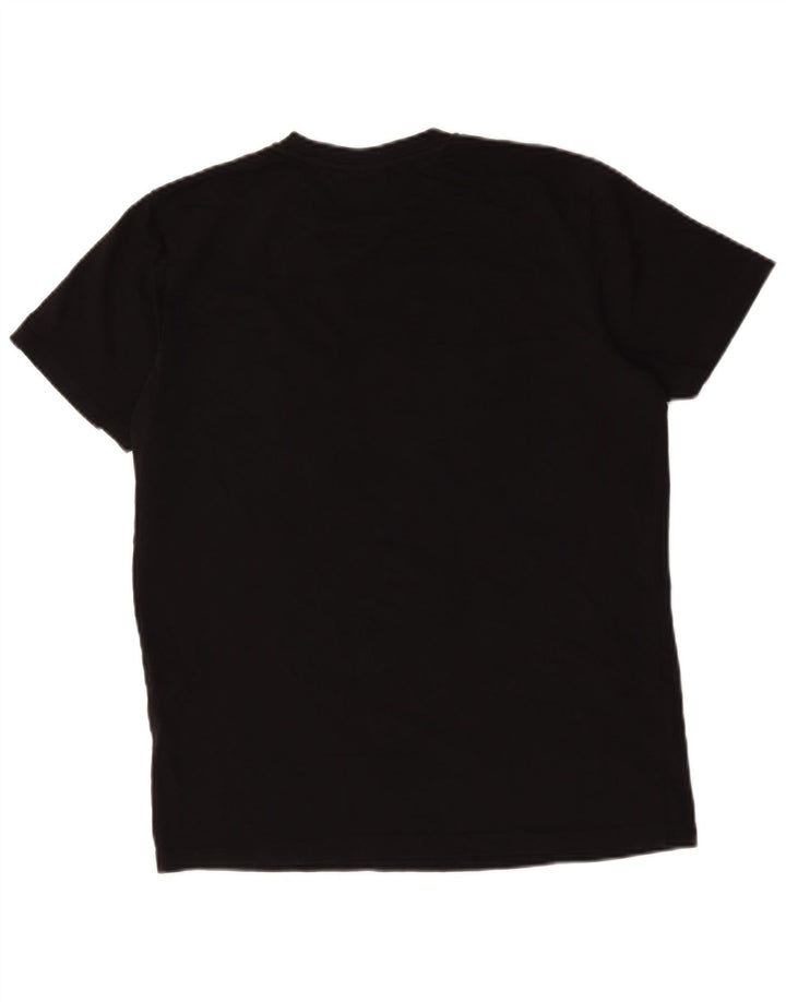 Tricou grafic pentru bărbați Diesel Top Mediu Negru