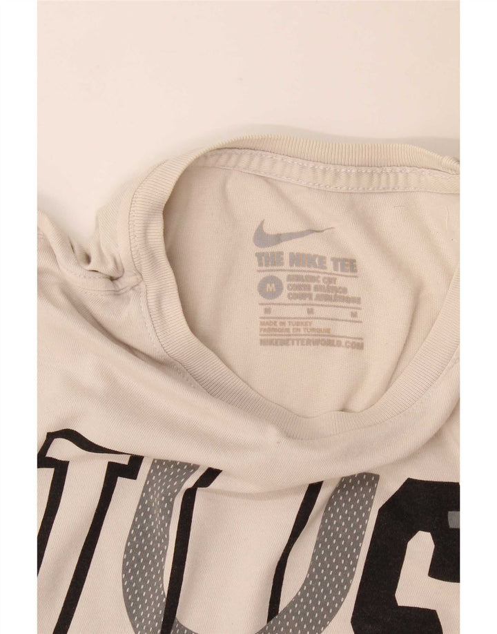 Tricou grafic Nike pentru bărbați, cu croială atletică, top, bumbac, gri mediu