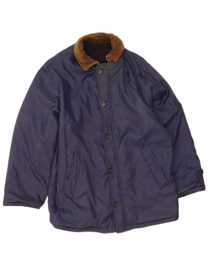 Jachetă reversibilă pentru bărbați Ivy Oxford UK 36 Mic Lână bleumarin