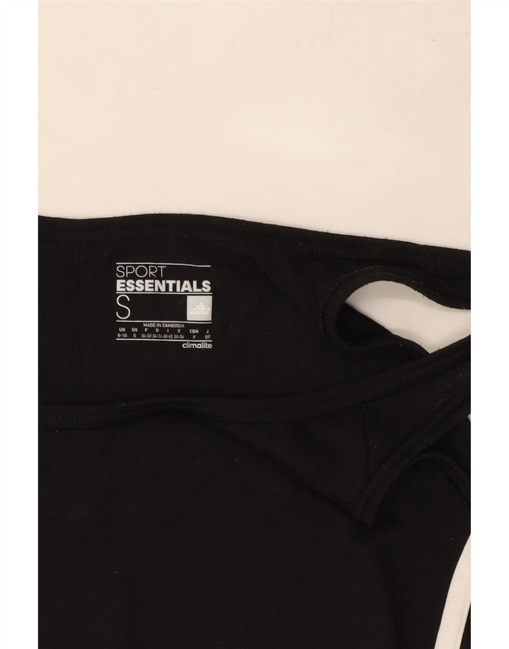 ADIDAS Climalite Vest Top pentru femei UK 8/10 Small Black