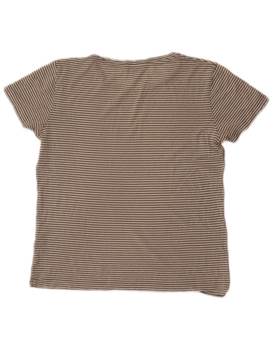 Tricou Cos pentru femei, UK 14, bumbac cu dungi gri medii