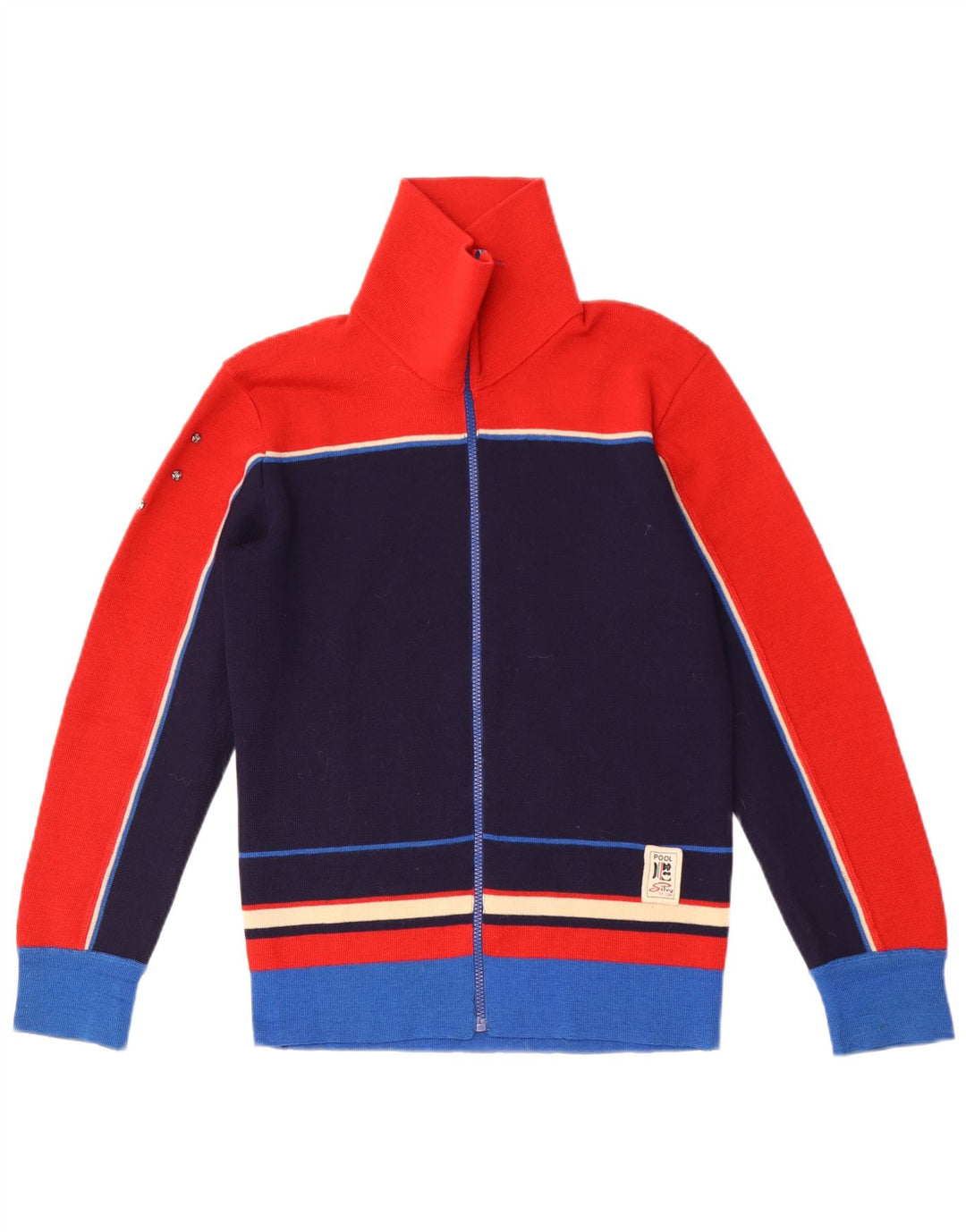 Pulover cardigan pentru femei Silvy IT 46 mare, albastru bleumarin