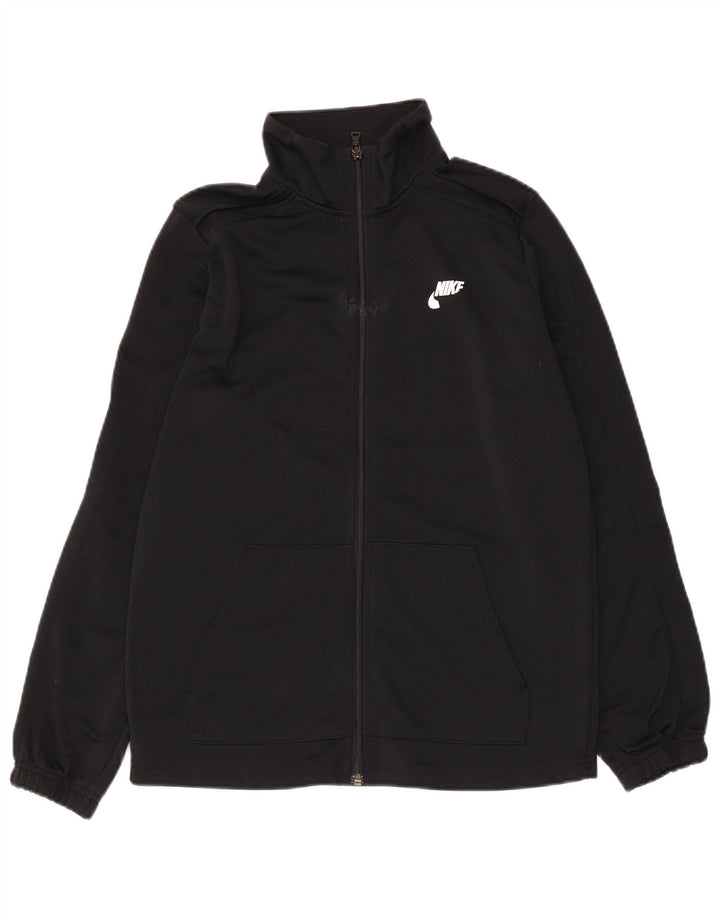 Jachetă de trening grafică Nike pentru băieți 13-14 ani XL poliester negru