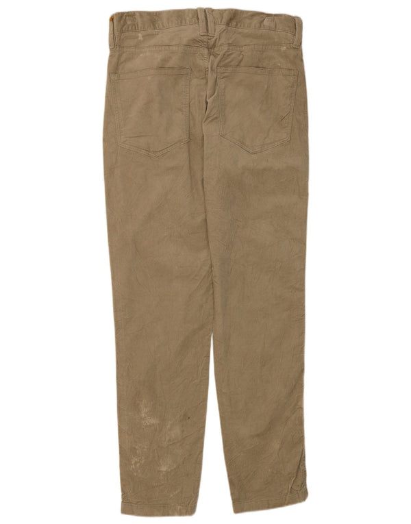 Marks & Spencer Pantaloni casual slim pentru femei W30 L29 bumbac bej