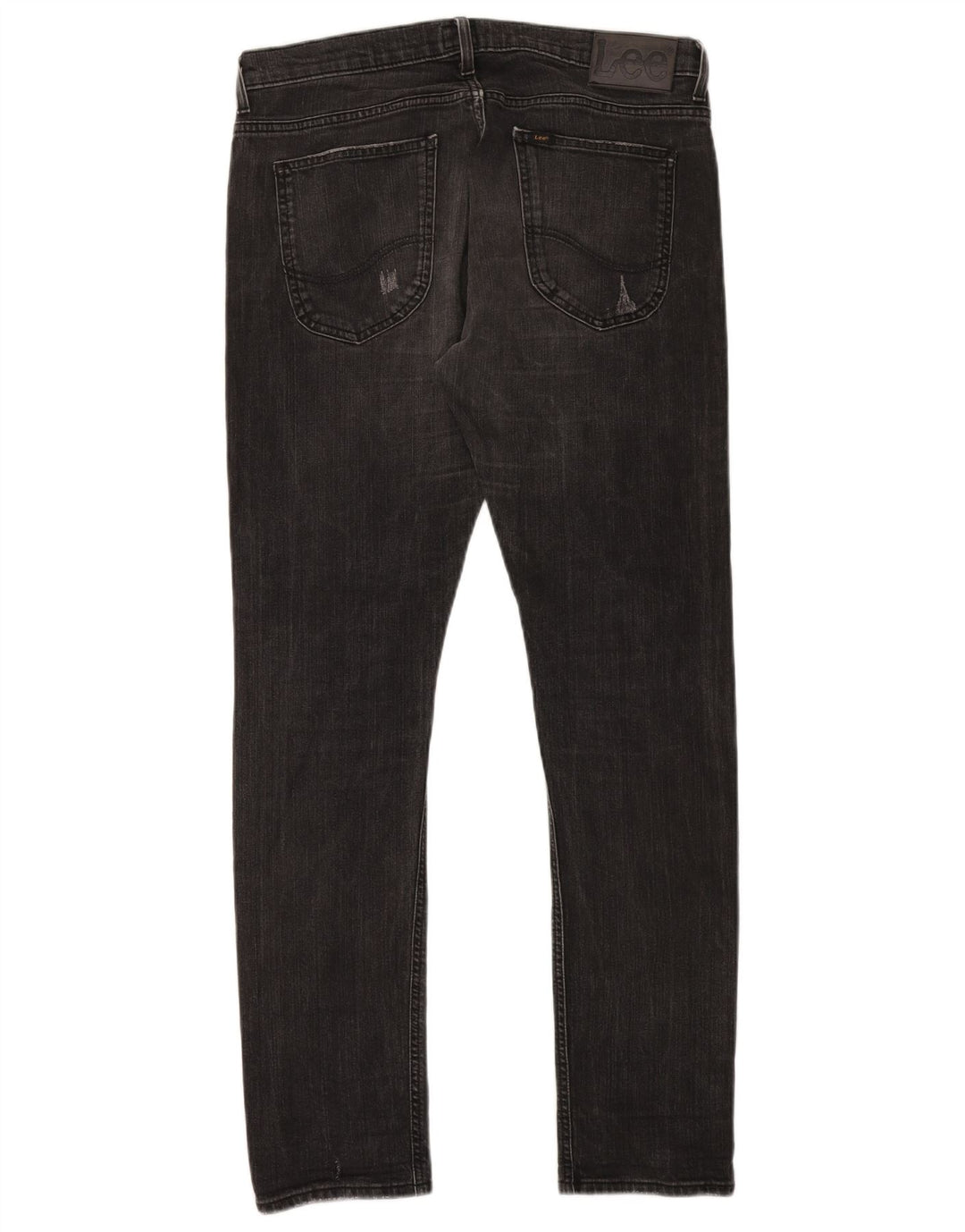 Blugi Lee Luke pentru bărbați, subțiri, învechiți, L34 L32, bumbac negru