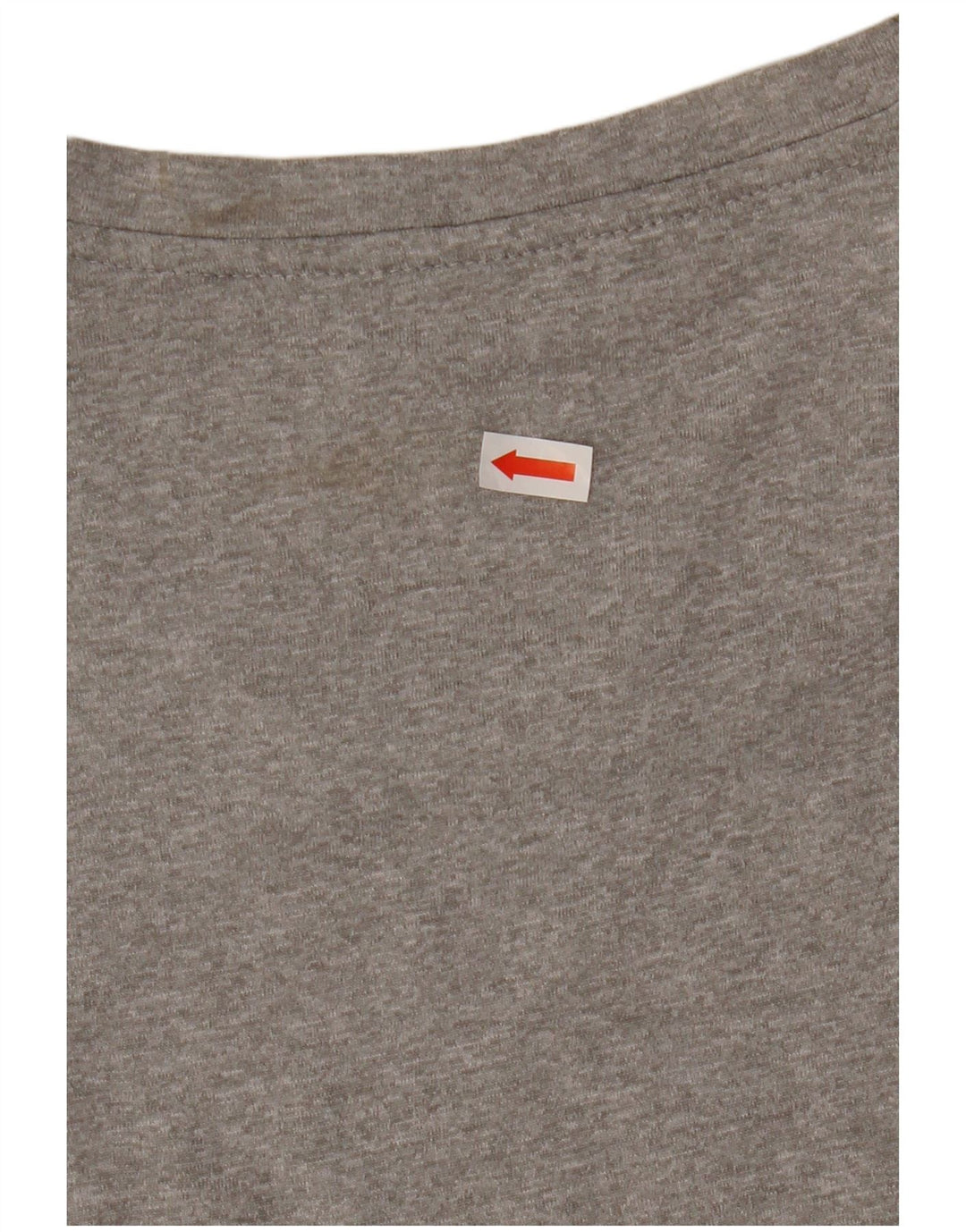 ADIDAS Womens Climalite Graphic T-Shirt Top UK 14 Medium Grey Polyester