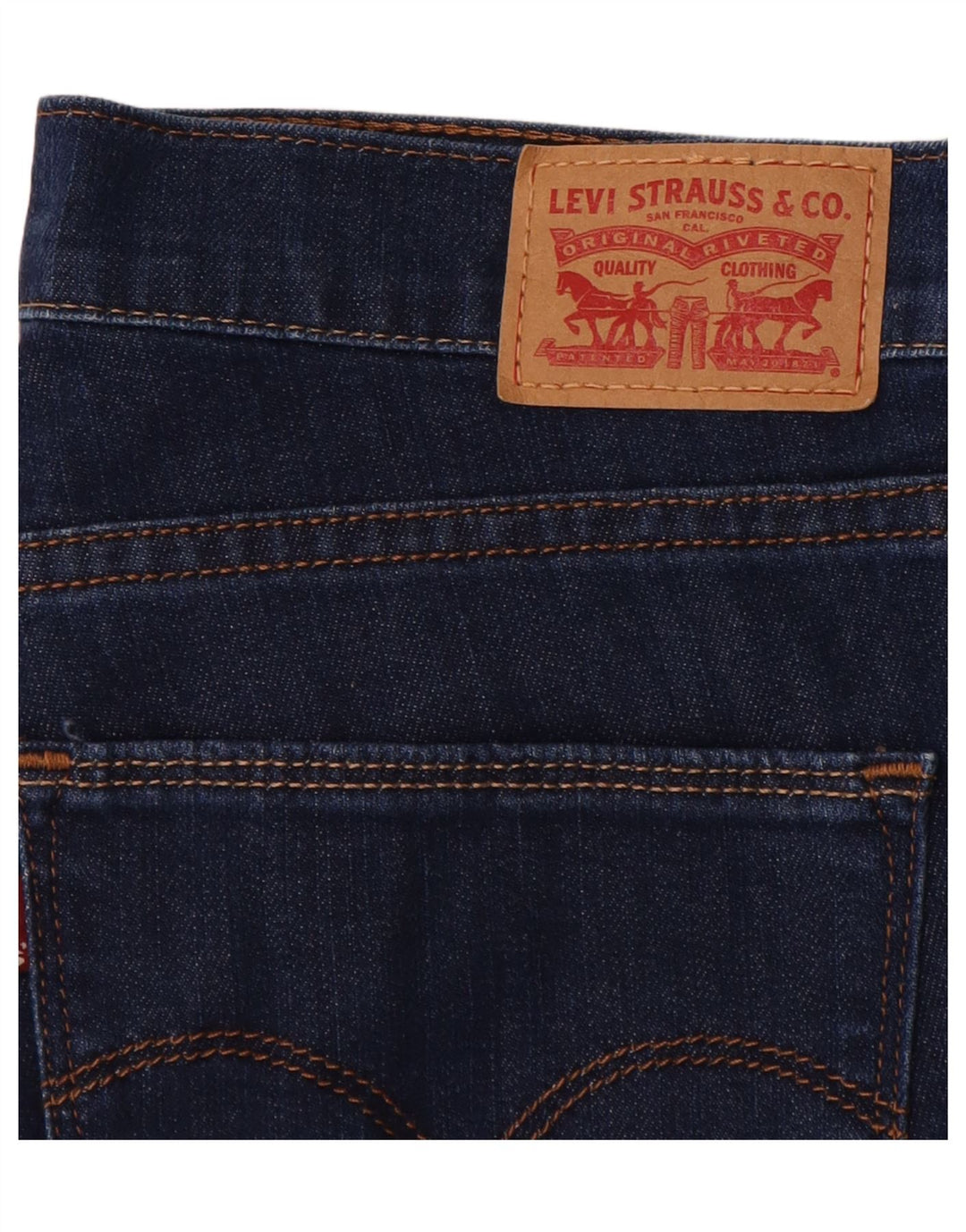 Blugi slim pentru femei LEVI'S W31 L31 albastru