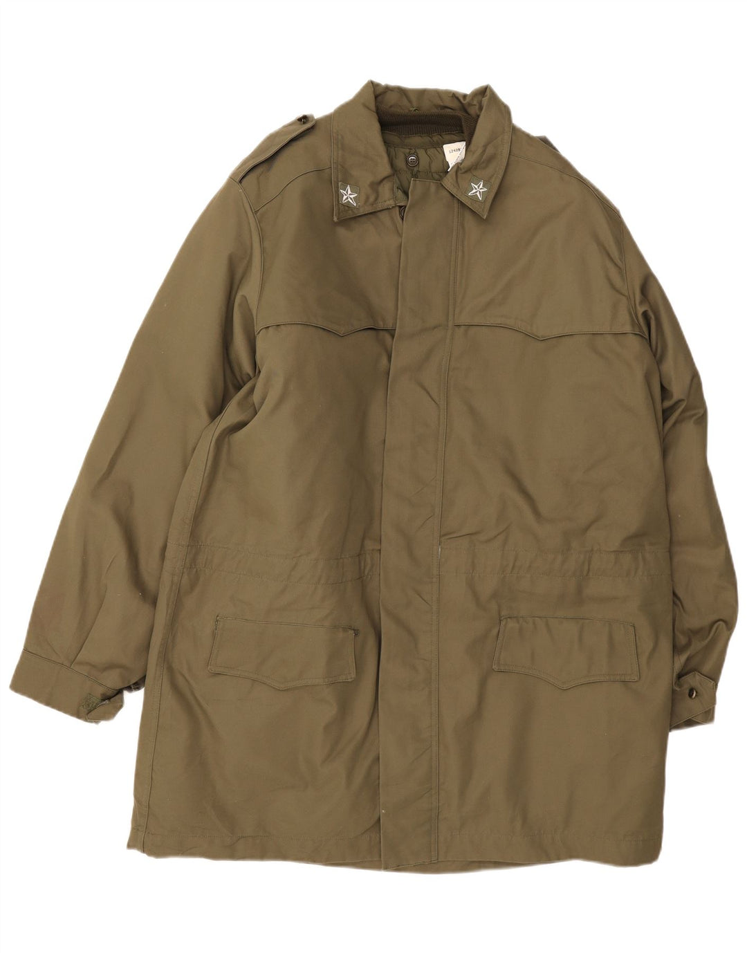 Jachetă militară vintage pentru bărbați IT 54 2XL Kaki Poliamidă