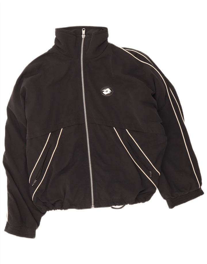 Lotto Mens Loose Fit Trening Top Jacket XS Negru Poliester