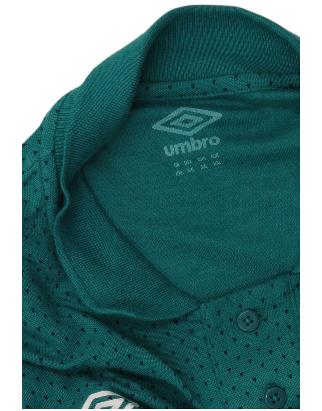 Tricou polo Umbro pentru bărbați 2XL turcoaz