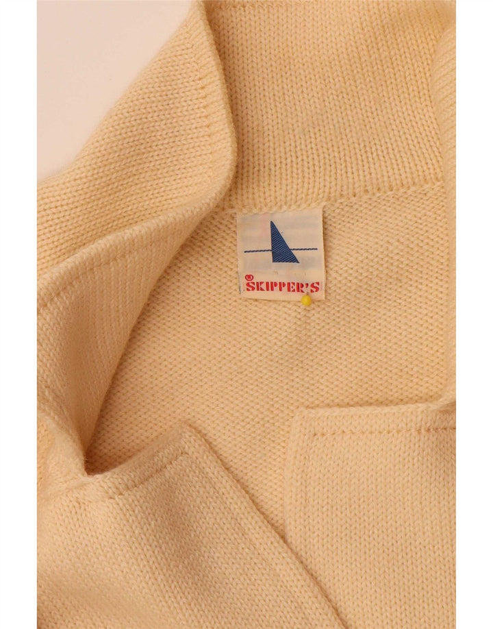 Pulover cardigan pentru femei Skipper's IT 50 XL Lână galbenă