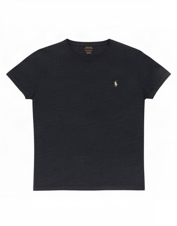 Tricou Polo Ralph Lauren pentru femei Top UK 10 mic, bleumarin, bumbac cu pete
