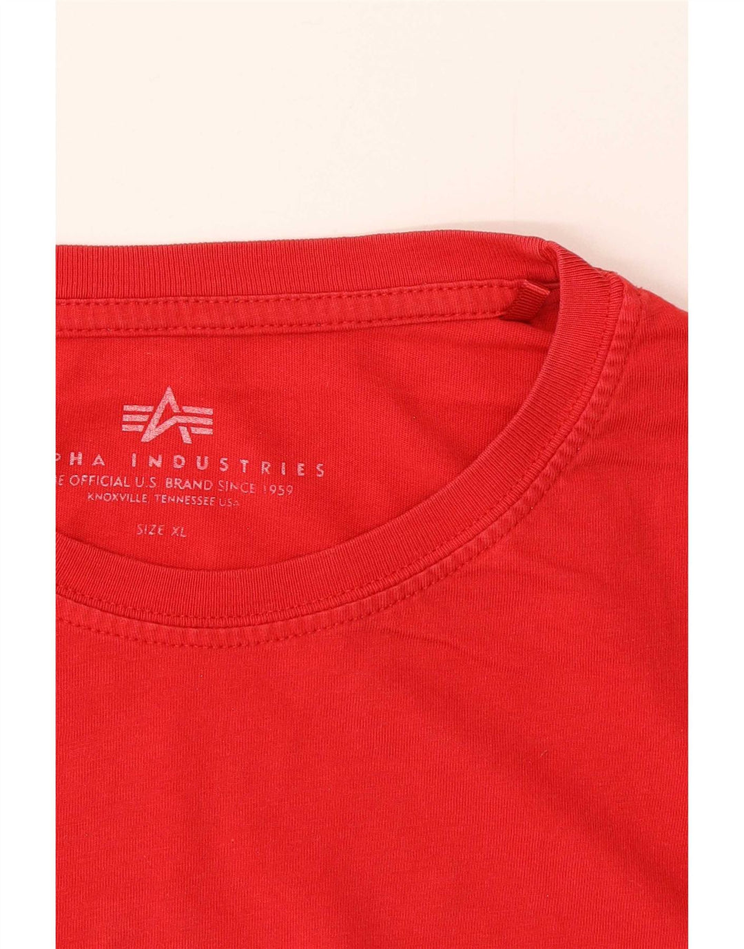 Tricou grafic pentru bărbați Alpha Industries Top XL Roșu