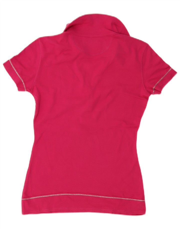 Tricou polo Gas pentru femei UK 12 Roz mediu