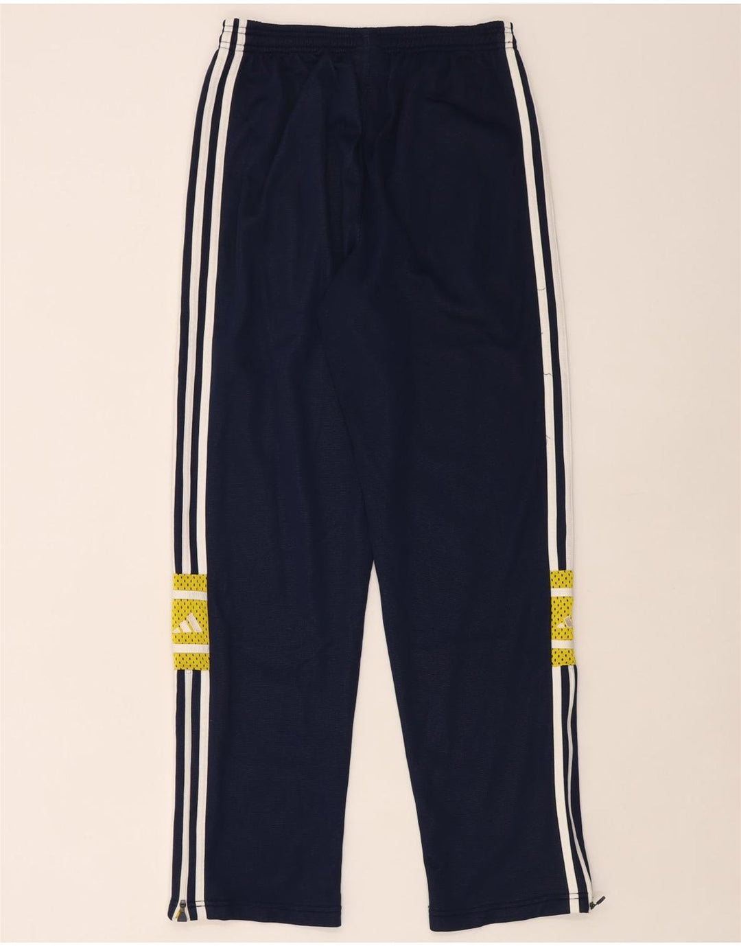 Pantaloni de trening Adidas pentru bărbați, medii, bleumarin, poliamidă color bloc