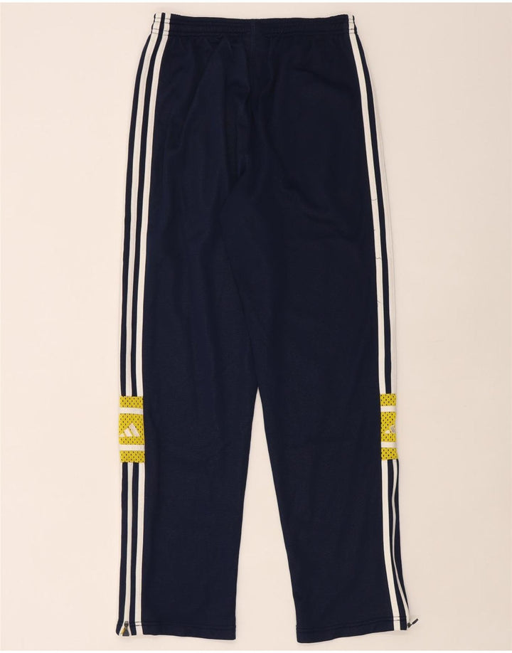 Pantaloni de trening Adidas pentru bărbați, medii, bleumarin, poliamidă color bloc