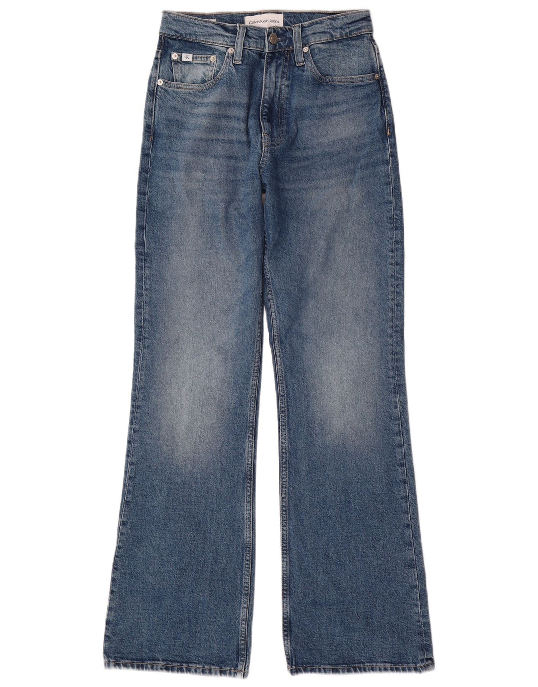 Blugi Calvin Klein pentru femei Bootcut W26 L30 Bumbac albastru