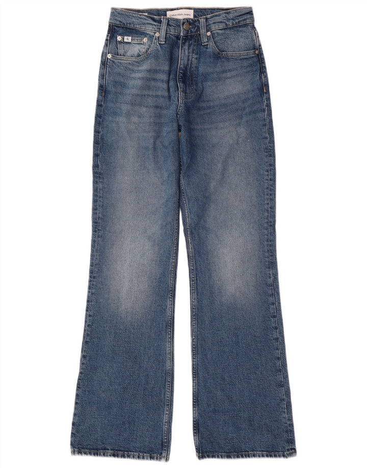 Blugi Calvin Klein pentru femei Bootcut W26 L30 Bumbac albastru