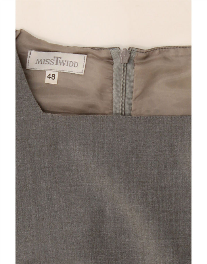 Rochie teacă pentru femei Misstwidd IT 48 XL poliester gri