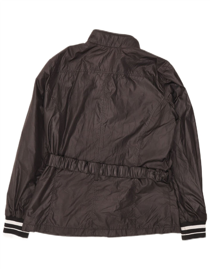 Marella Jachetă Utilitară Femei UK 14 Medium Black Nylon
