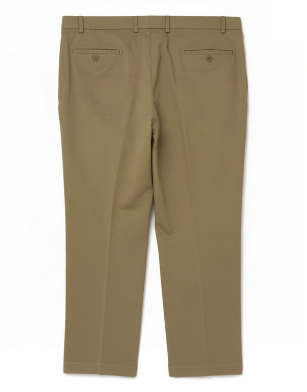 Pantaloni chino drepți pentru bărbați Marks & Spencer W44 L31 poliester bej