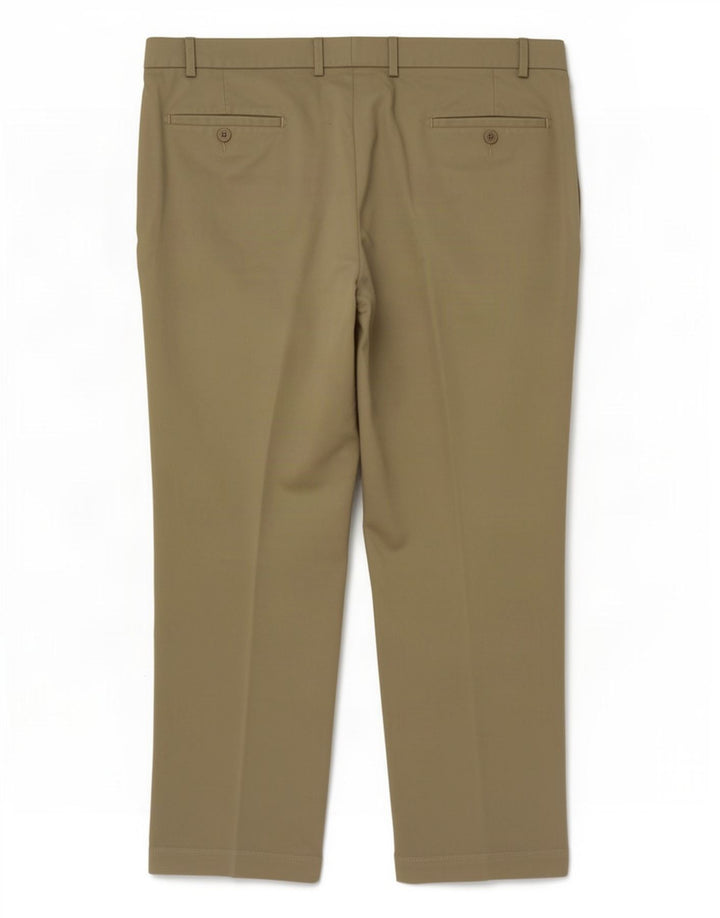 Pantaloni chino drepți pentru bărbați Marks & Spencer W44 L31 poliester bej