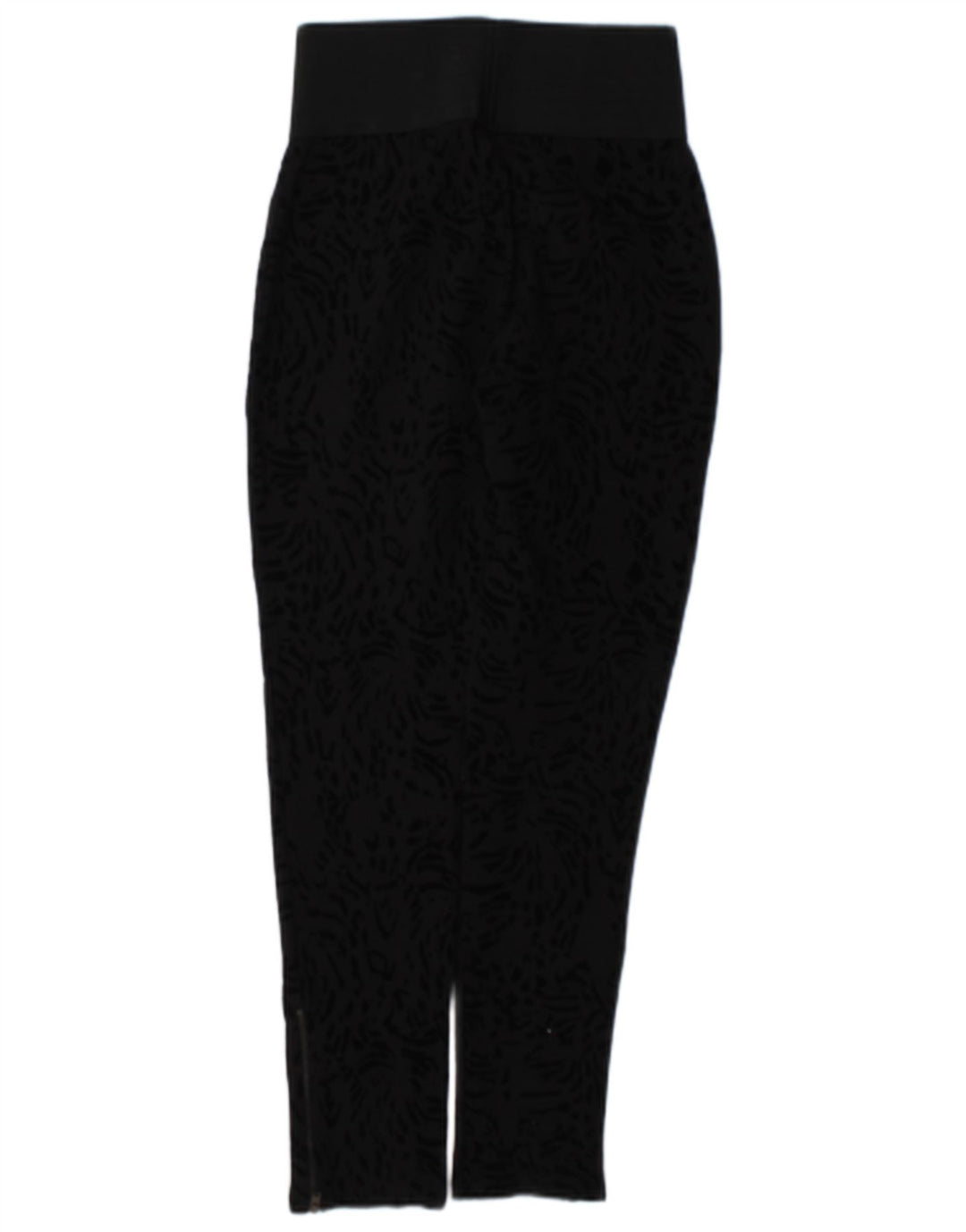 Leggings pentru femei Zara UK 12 Medium Black Animal Print
