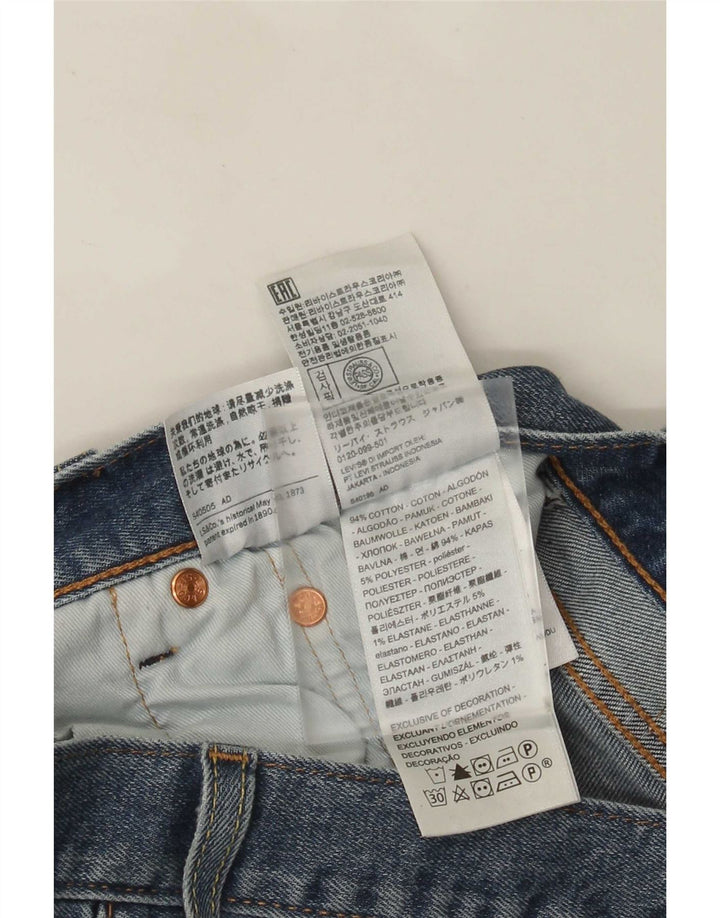 Blugi drepti pentru bărbați Levi's 501 W33 L32 Bumbac albastru